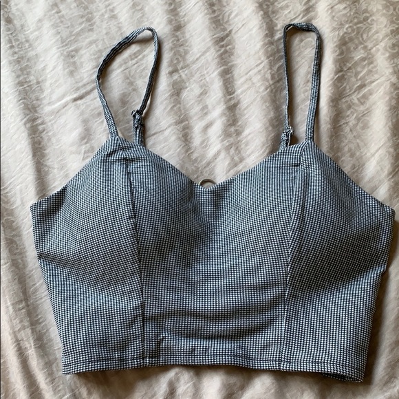 Baby Houndstooth Crop Top - S - Picture 1 of 4